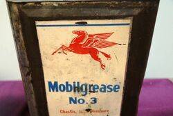 Vacuum Oil Mobilgrease no 3 tin