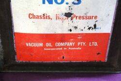 Vacuum Oil Mobilgrease no 3 tin