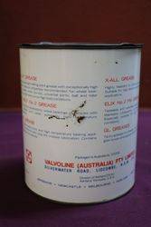 Valvoline 25 kg Grease Tin