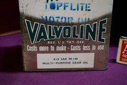 Valvoline MultiPurpose 90140 Gear Oil One Gallon Tin