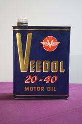 Veedol 2040 2 Litres Motor Oil Tin 