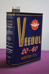 Veedol 2040 2 Litres Motor Oil Tin 