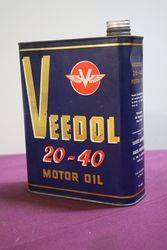 Veedol 2040 2 Litres Motor Oil Tin 