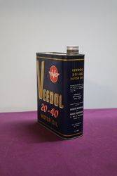 Veedol 2 Litres 2040 Motor Oil Tin 