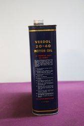 Veedol 2 Litres 2040 Motor Oil Tin 