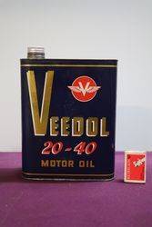 Veedol 2 Litres 2040 Motor Oil Tin 