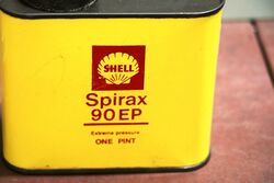 Very Clean Shell Spirax 90EP One Pint Oil Tin