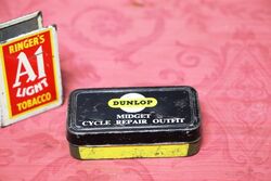 Vintage Dunlop Midget Cycle Repair Outfit Tin