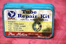 Vintage PAX Tube Repair Kit for all Rubber Repairs Tin