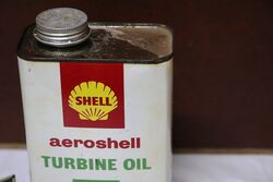 Vintage Shell Aeroshell Turbine Oil 750 Quart Tin