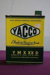 Yacco Motor Oil Tin 